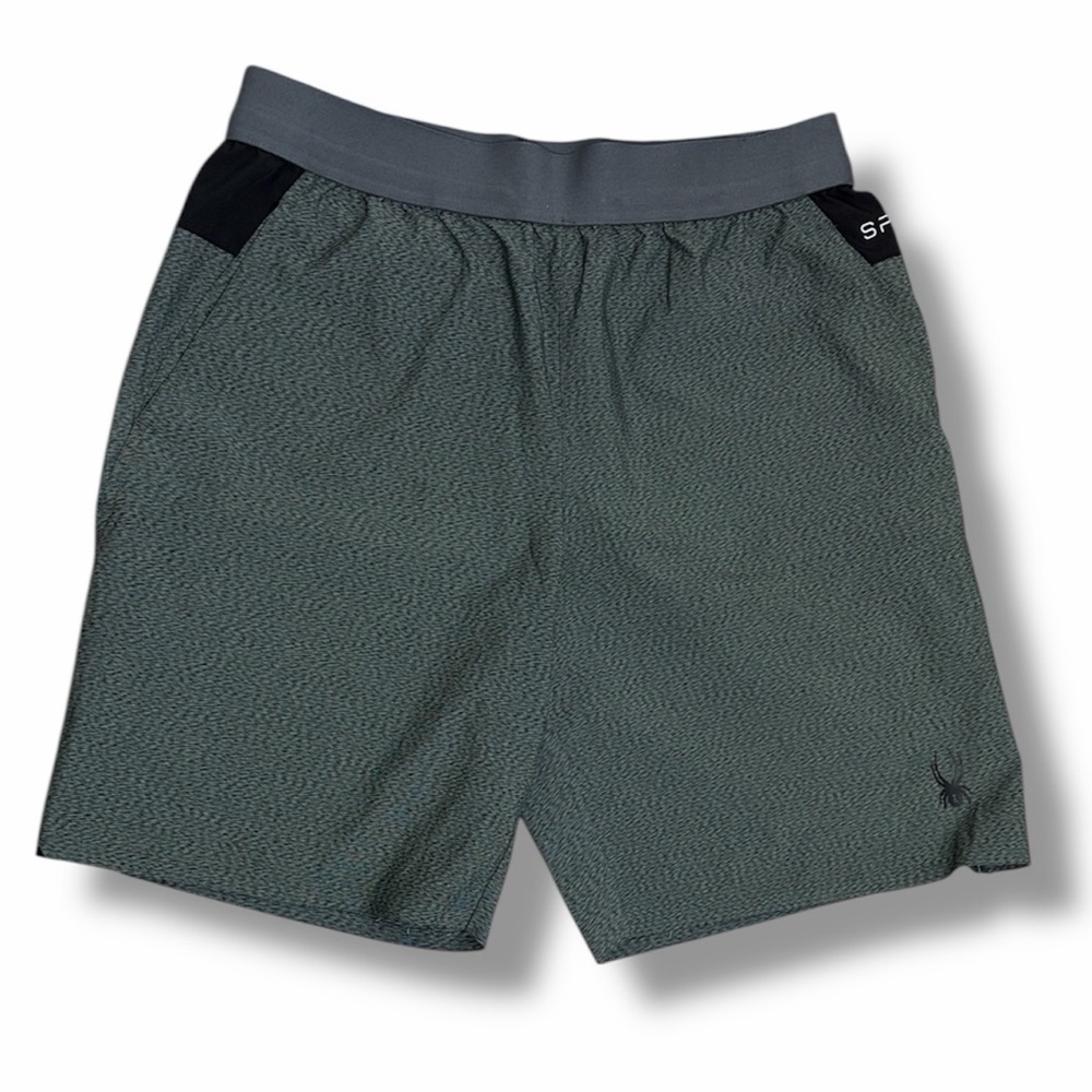 Spyder Men's Active Shorts Size M ProWeb Pull On Running Workout Gym Lightweight